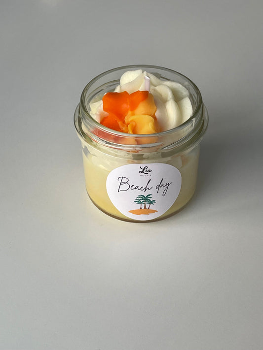 Bougie gourmande Beach Day senteur Monoï