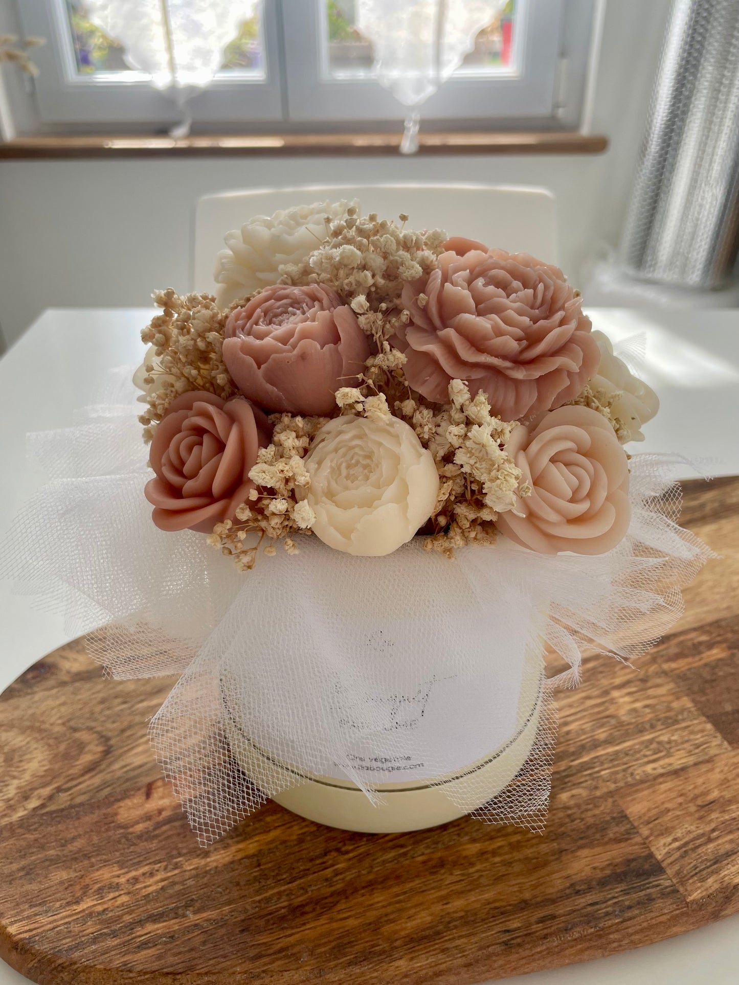 Bouquet de fleurs de Fondants Parfumés – MARRON / PRE-COMMANDE