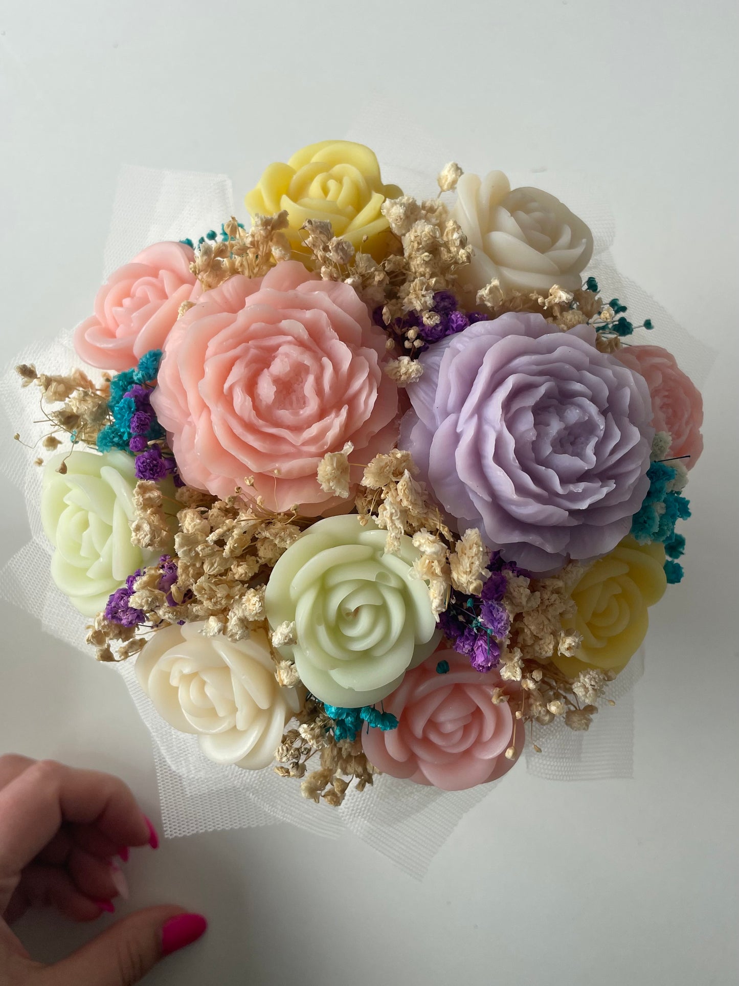 Bouquet de fleurs de Fondants Parfumés – COLORÉ / PRE-COMMANDE