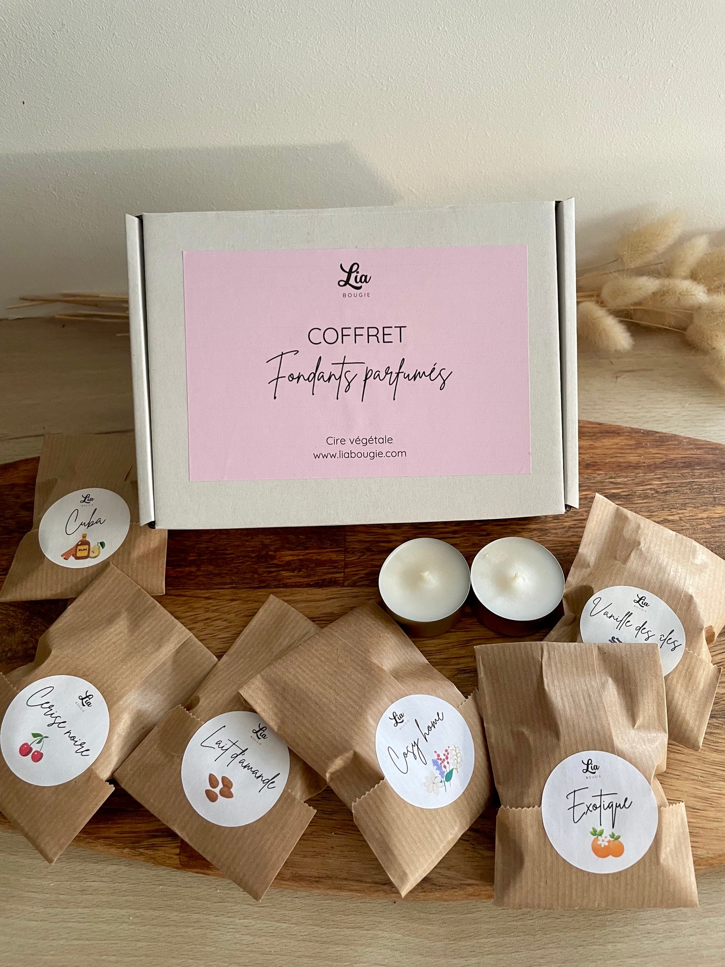 Coffret découverte avec 6 fondants parfumés