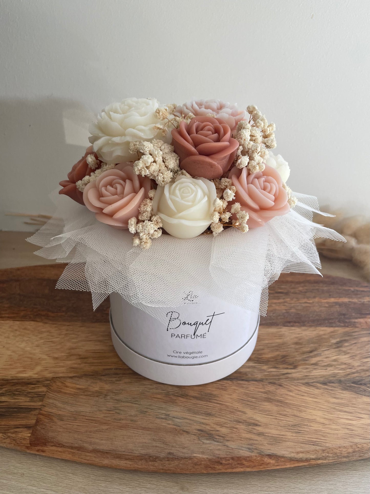 Bouquet de fleurs de Fondants Parfumés – MARRON / PRE-COMMANDE