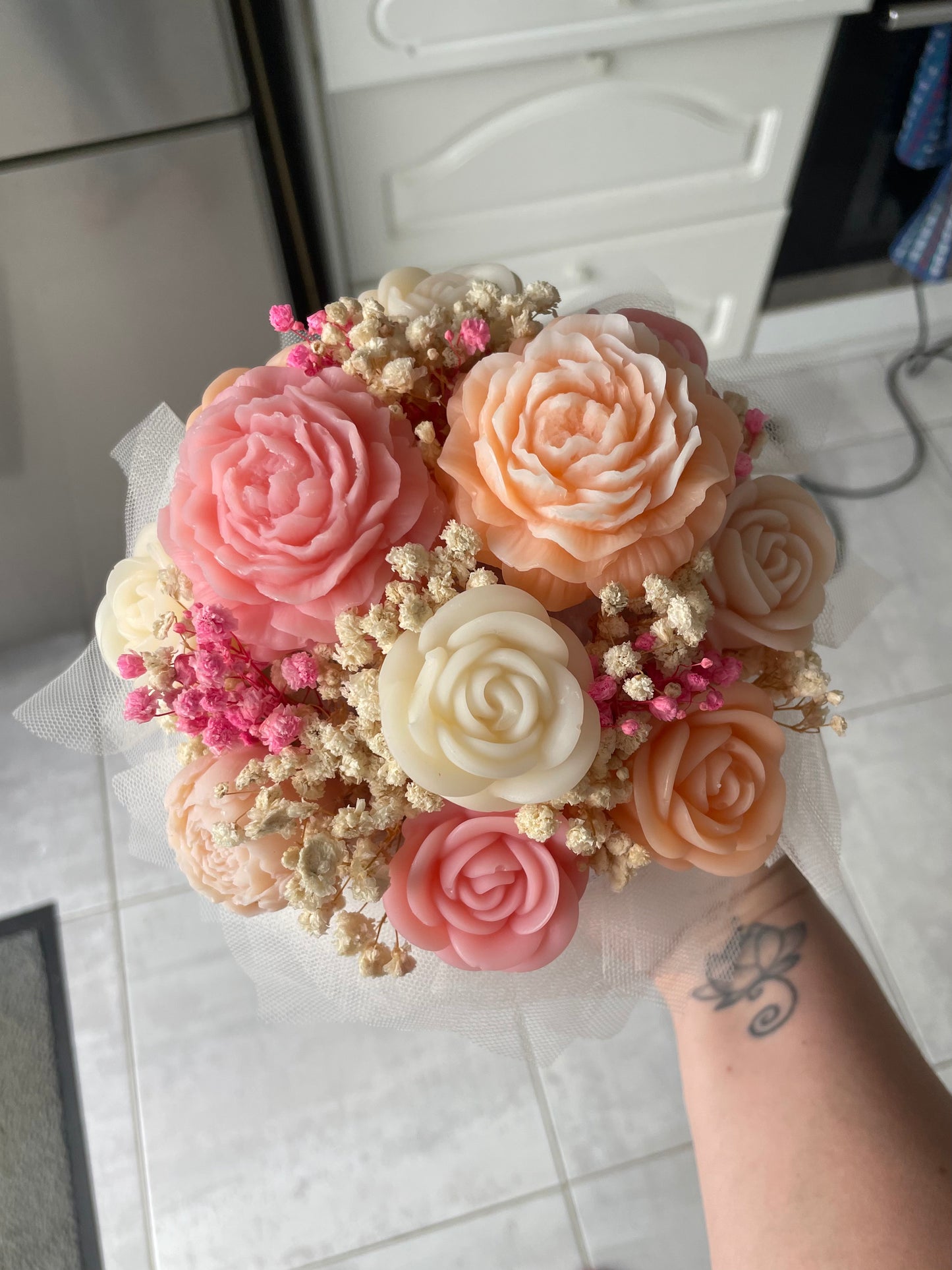 Bouquet de fleurs de Fondants Parfumés – COLORÉ / PRE-COMMANDE
