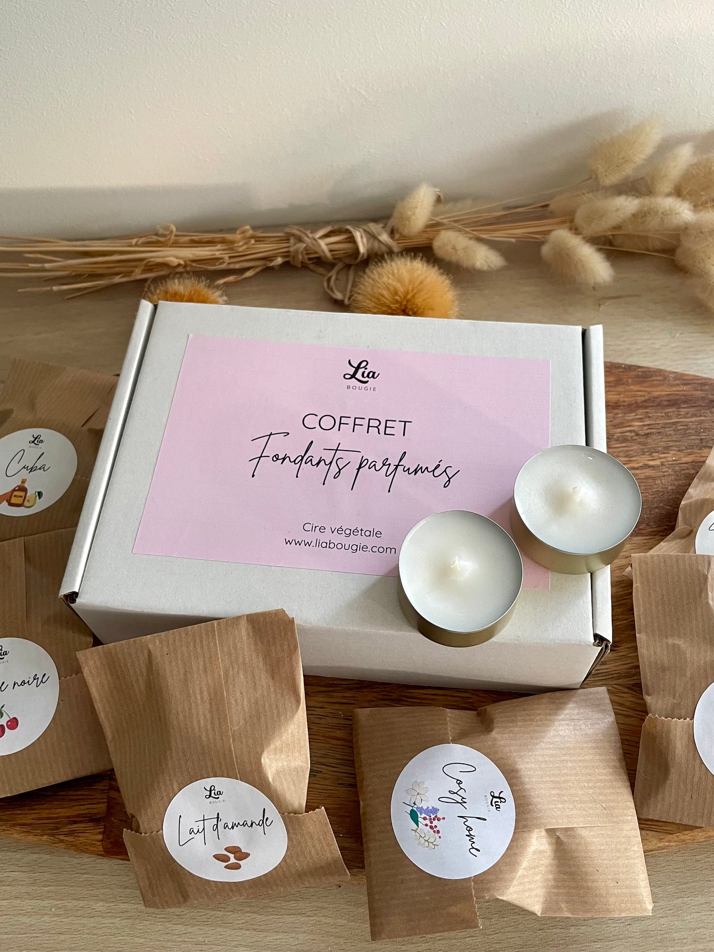 Coffret découverte avec 6 fondants parfumés