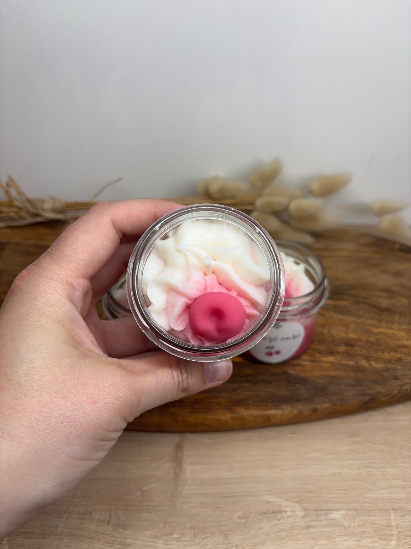 Bougie gourmande senteur Cerise noire