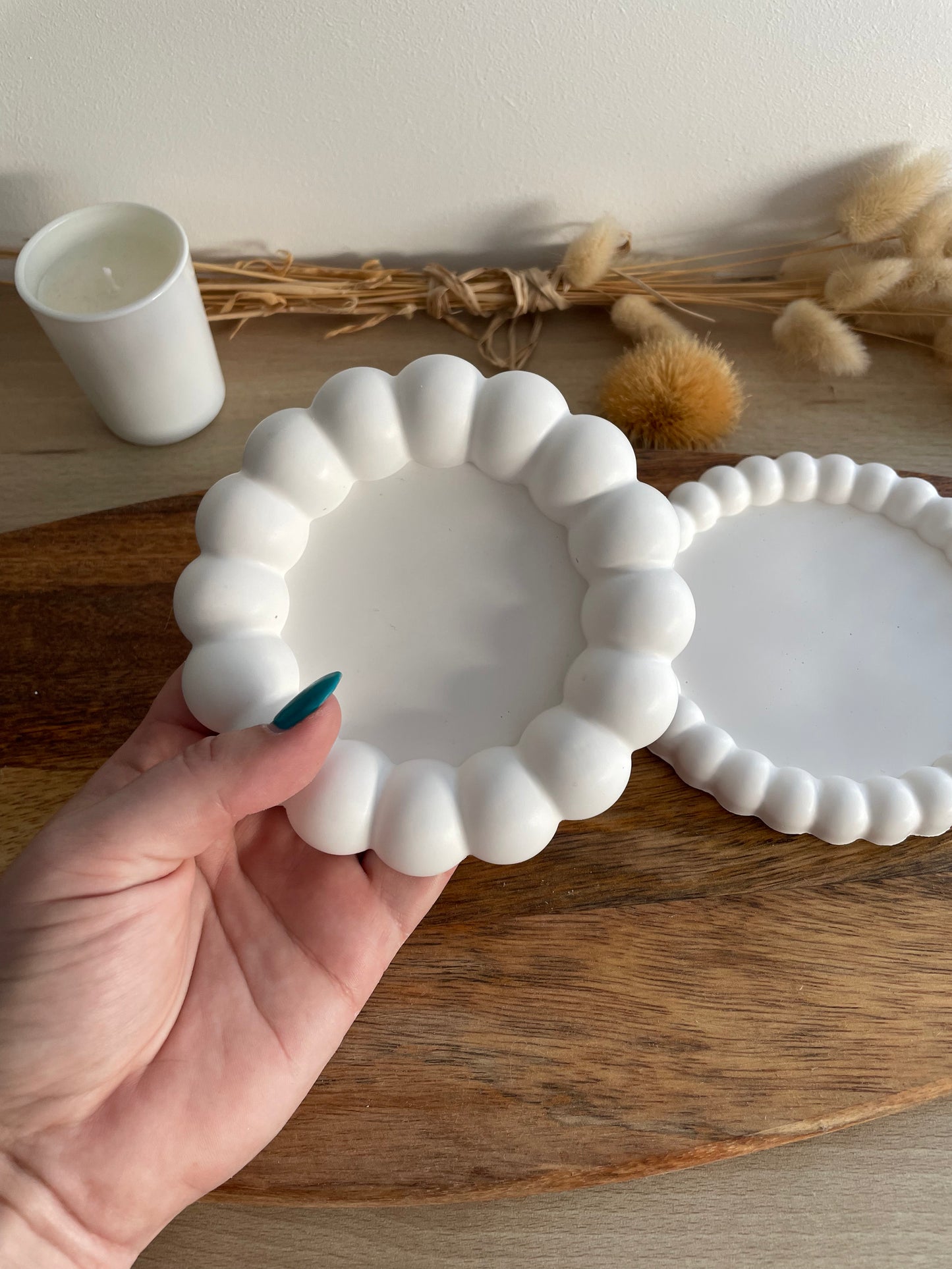 Plateau décoratif en forme de bulle - vide-poche