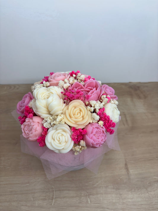 Bouquet de fleurs de Fondants Parfumés / Senteur Cuba - Rose