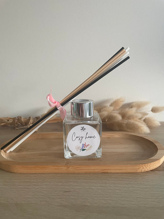 Recharge diffuseur parfum ambiance cerise noire cosy home exotique recharge economique avec batonnets de bois