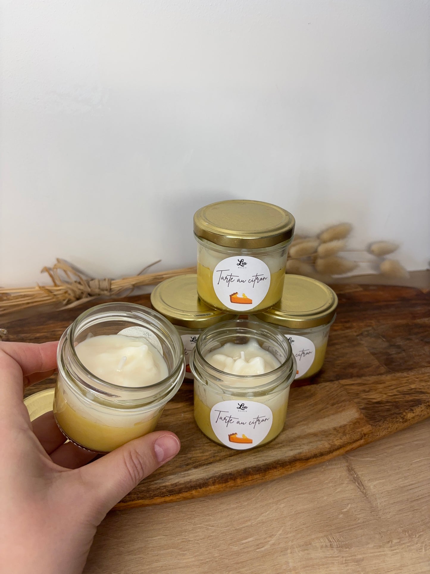 Bougie Gourmande "Tarte au Citron" – Collection Printemps