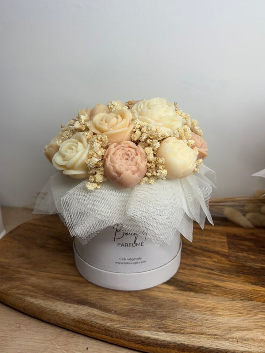 Bouquet de fleurs de Fondants Parfumés / Senteur Cuba - Beige 1