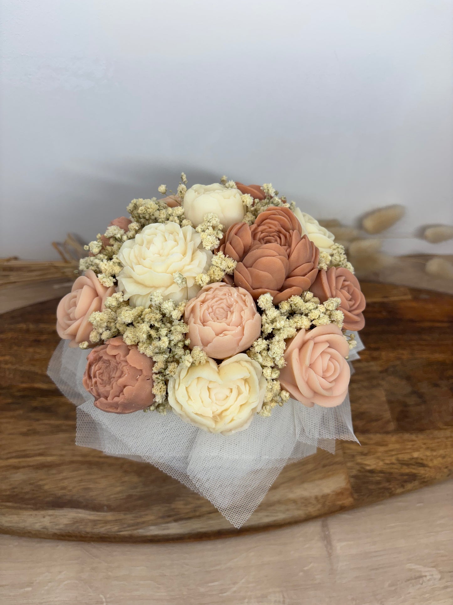 Bouquet de fleurs de Fondants Parfumés / Senteur Cuba - Marron 2