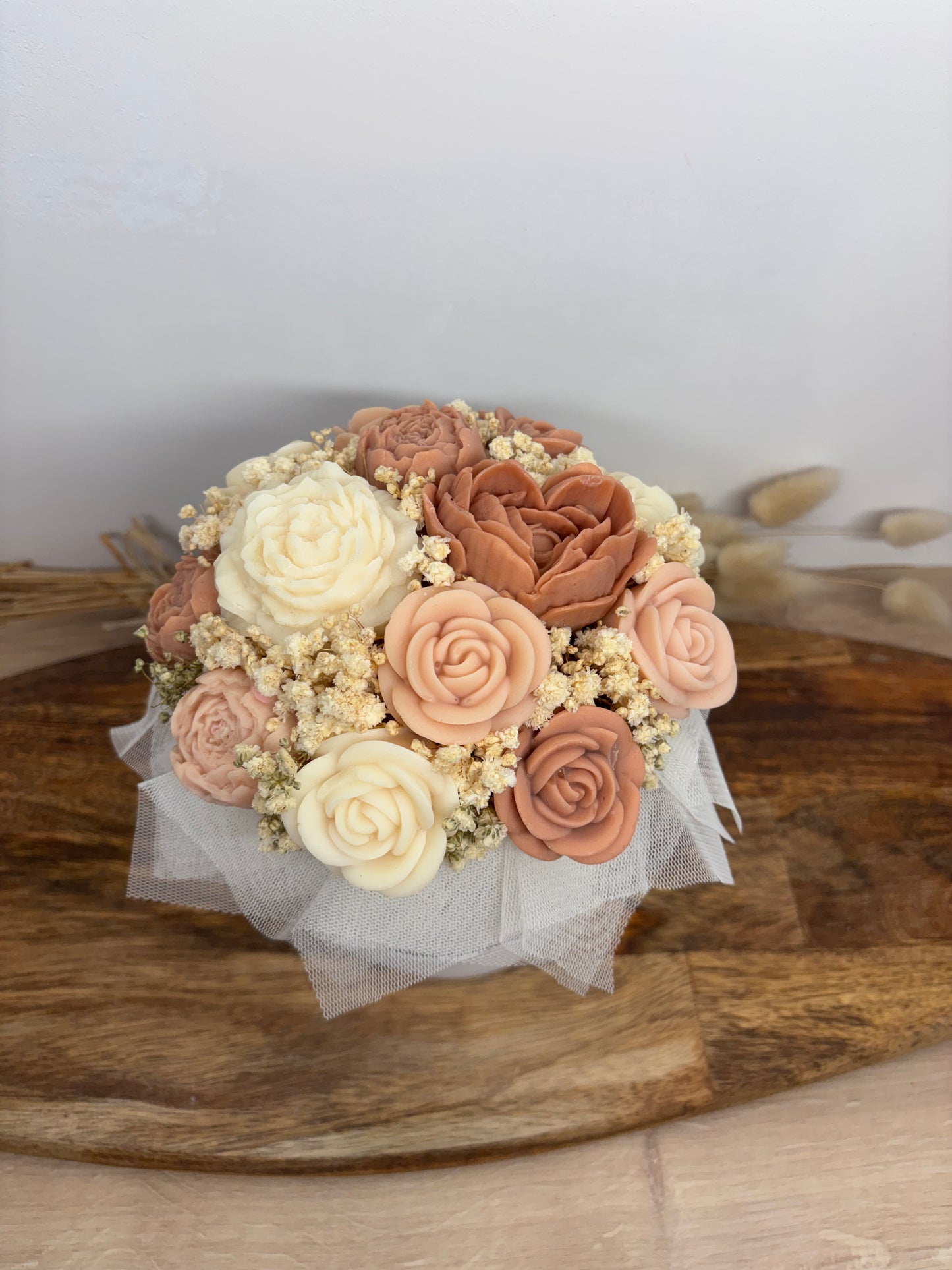 Bouquet de fleurs de Fondants Parfumés / Senteur Cuba - Marron 3