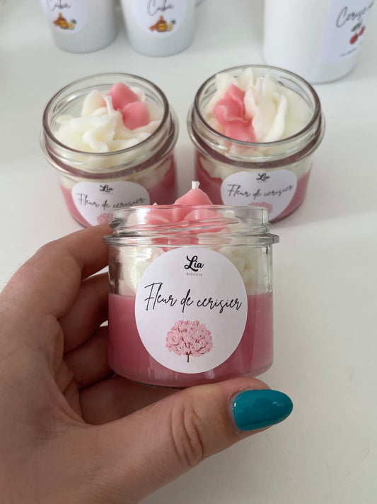 Bougie gourmande senteur Fleur de cerisier