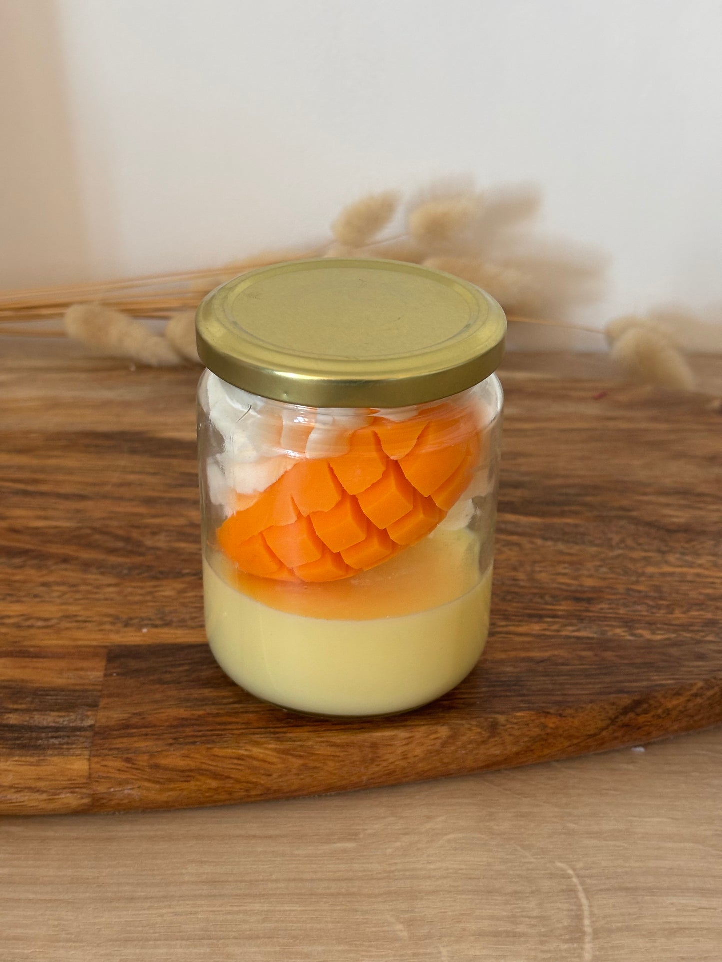 Bougie parfumée chantilly mangue et coco