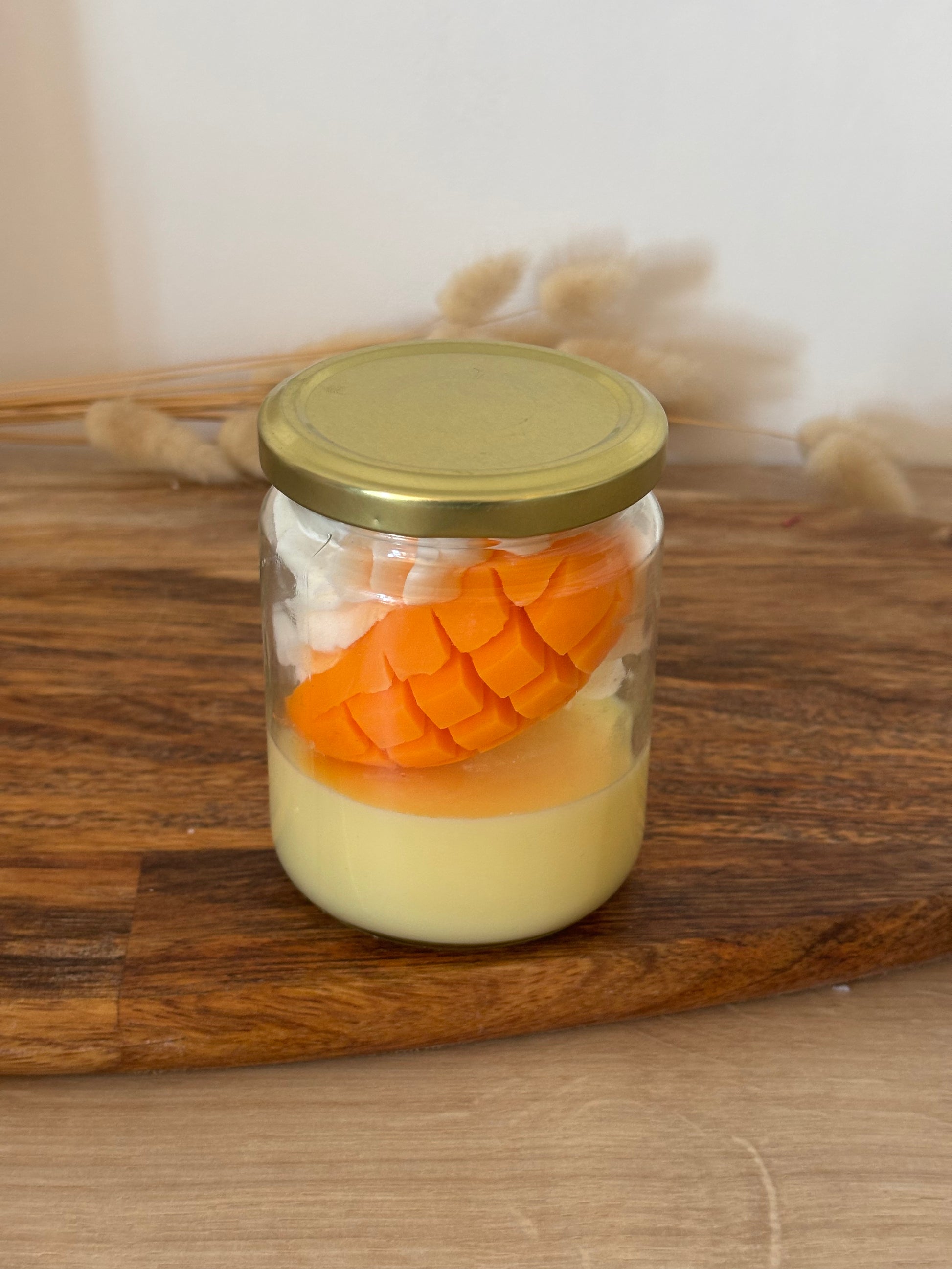 Bougie parfumée chantilly mangue et coco