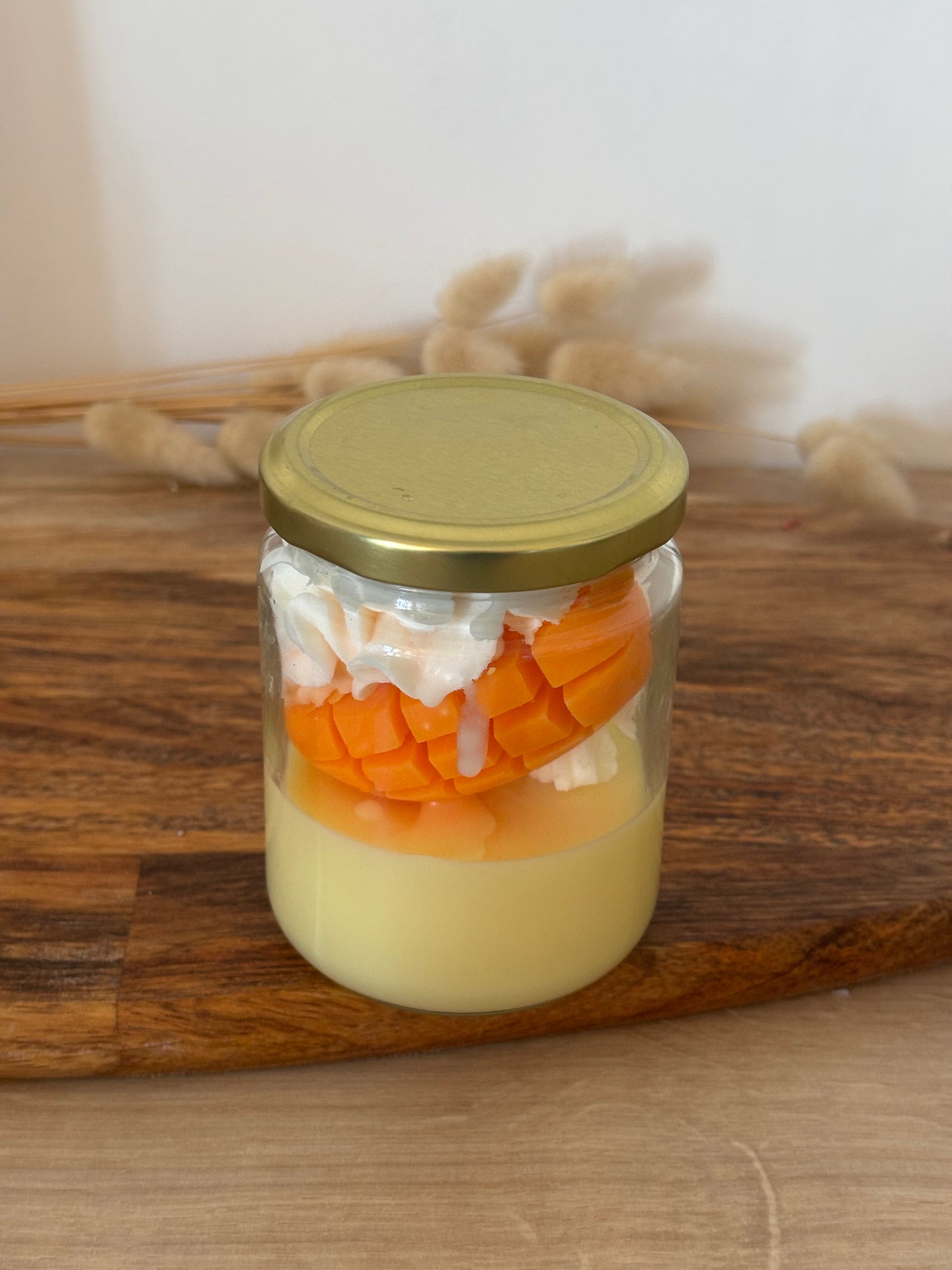 Bougie parfumée chantilly mangue et coco