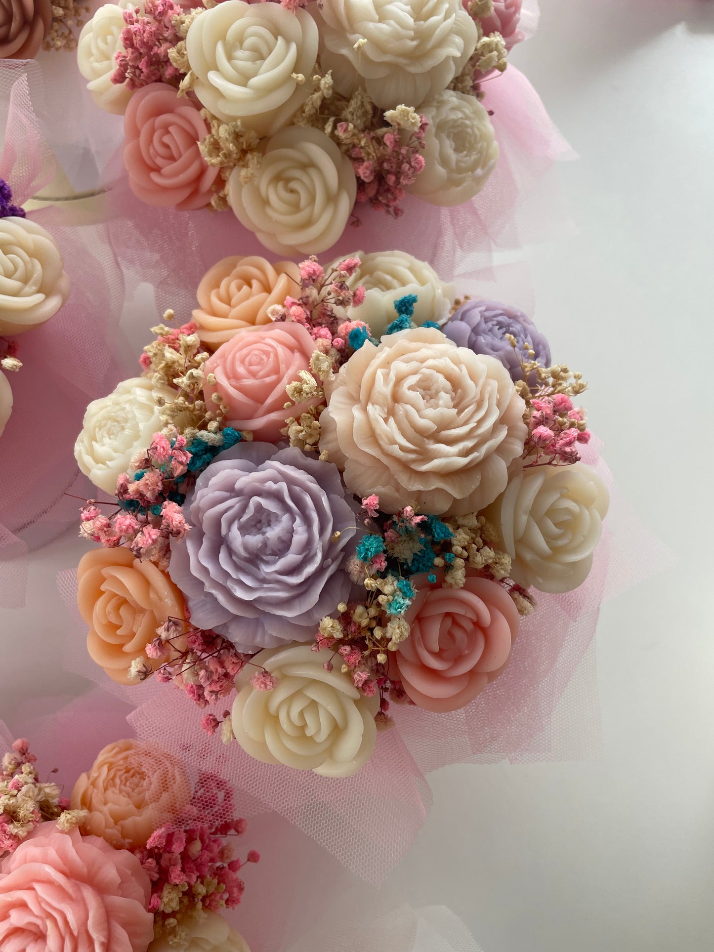Bouquet de fleurs de Fondants Parfumés – COLORÉ / PRE-COMMANDE