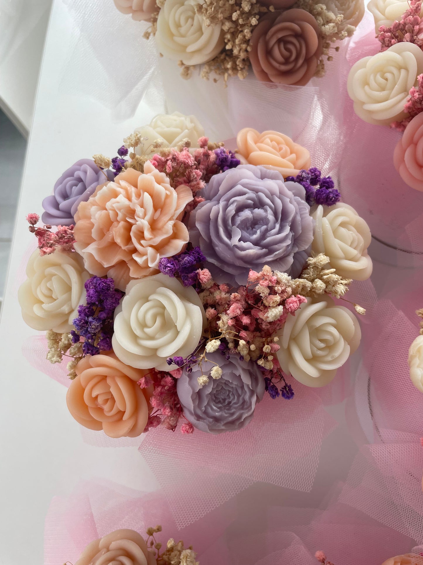 Bouquet de fleurs de Fondants Parfumés – COLORÉ / PRE-COMMANDE