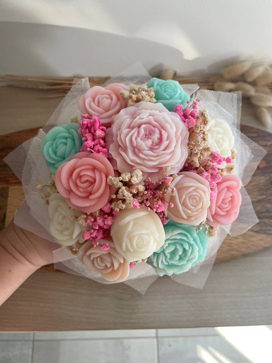 Bouquet de fleurs de Fondants Parfumés – COLORÉ / PRE-COMMANDE