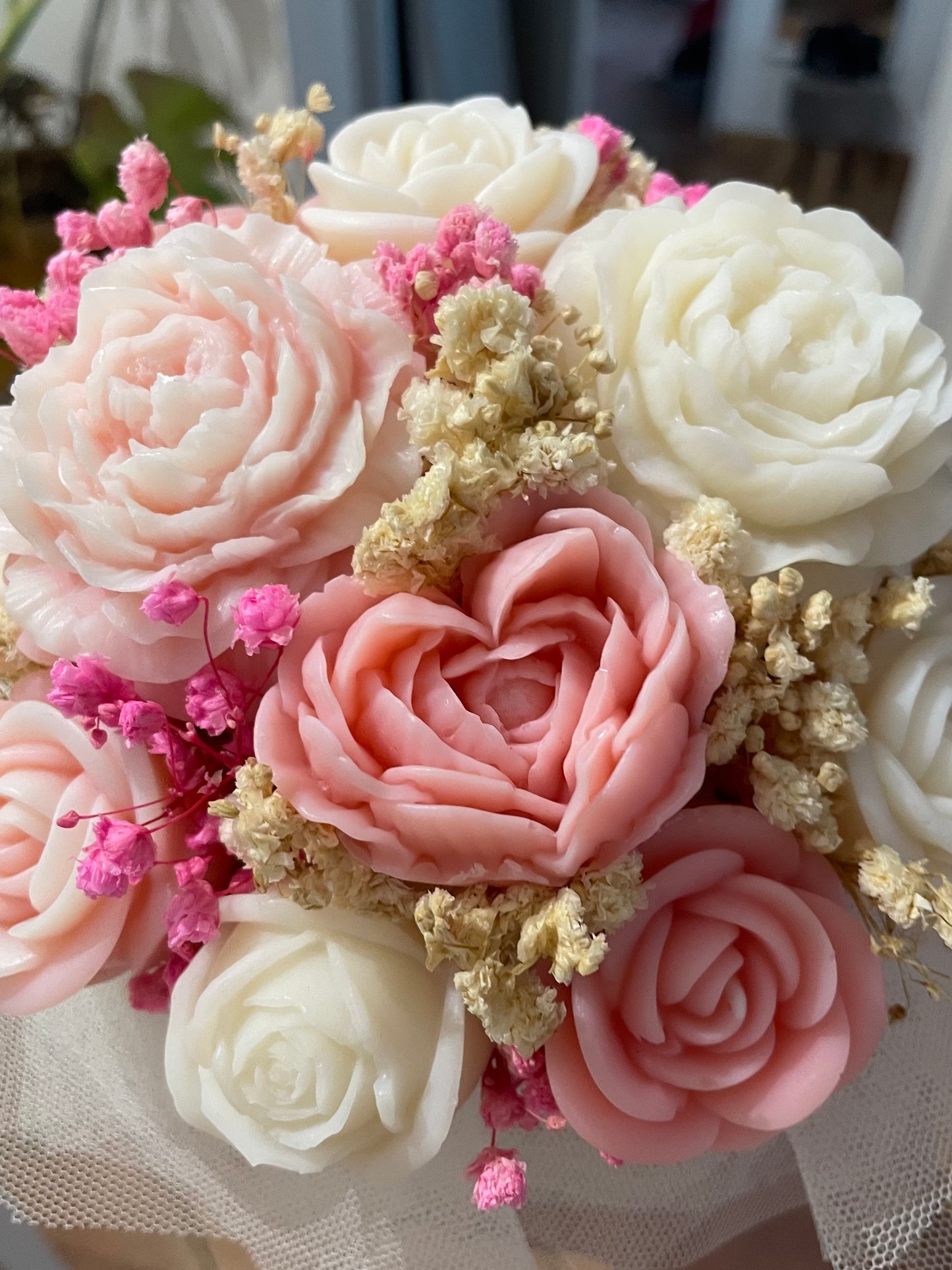 Bouquet de fleurs de Fondants Parfumés – ROSE / PRE-COMMANDE