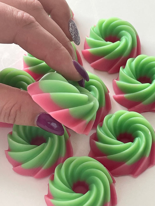 Fondant parfumé - Galet de Cire Parfumé - senteur Fraise Menthe