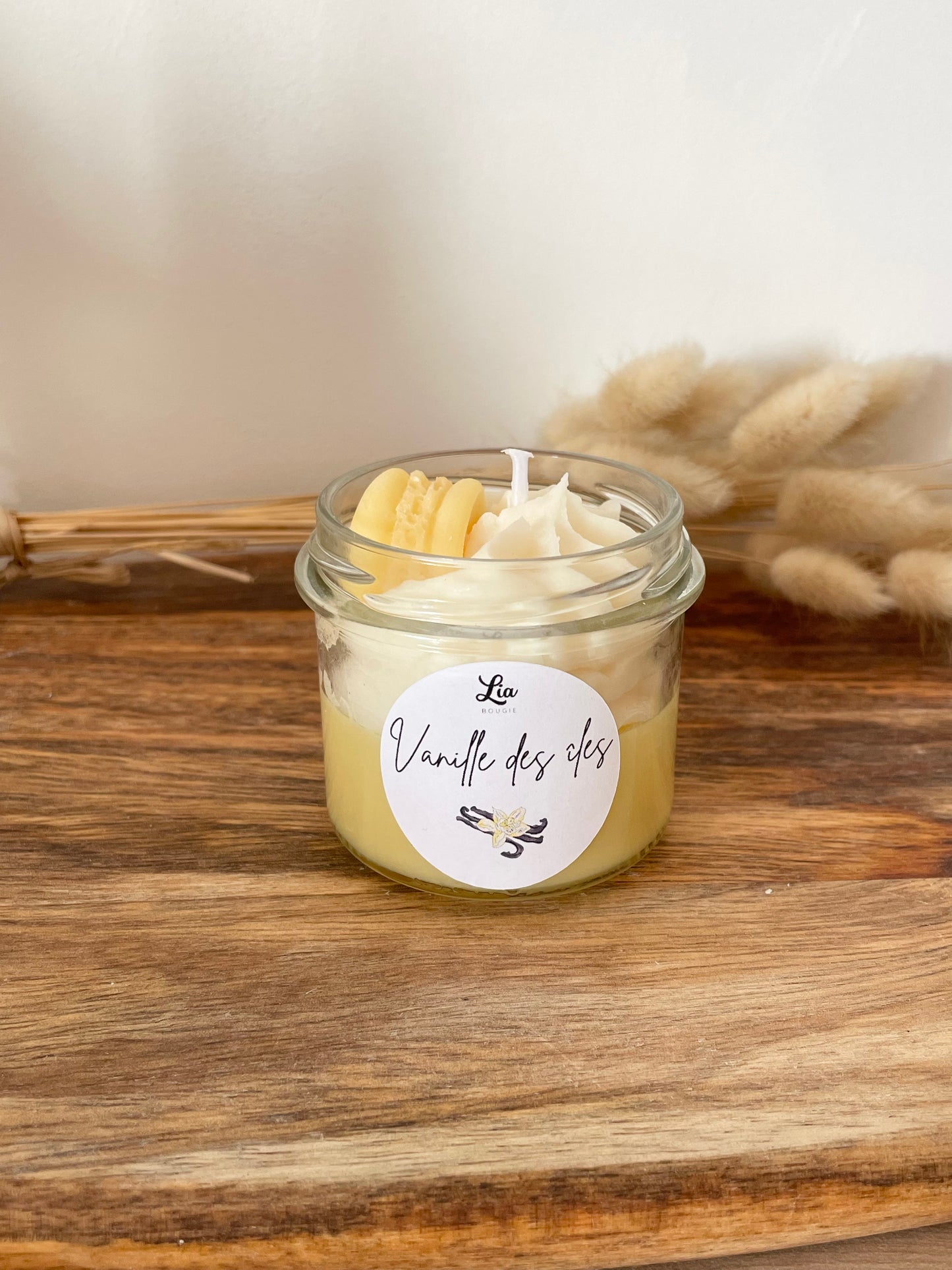 Bougie gourmande senteur Vanille des îles