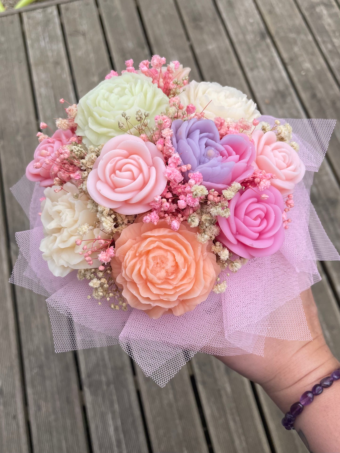 Bouquet de fleurs de Fondants Parfumés / RÉASSORT À VENIR