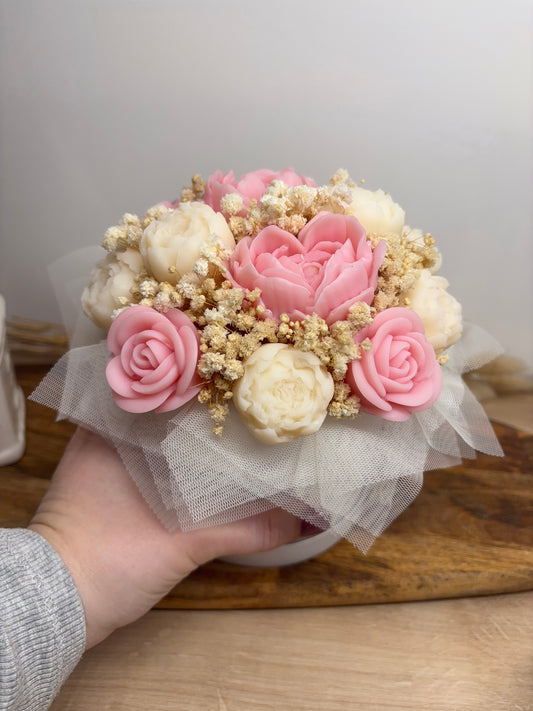 Bouquet de fleurs de Fondants Parfumés - Edition St Valentin - PRÉ-COMMANDE