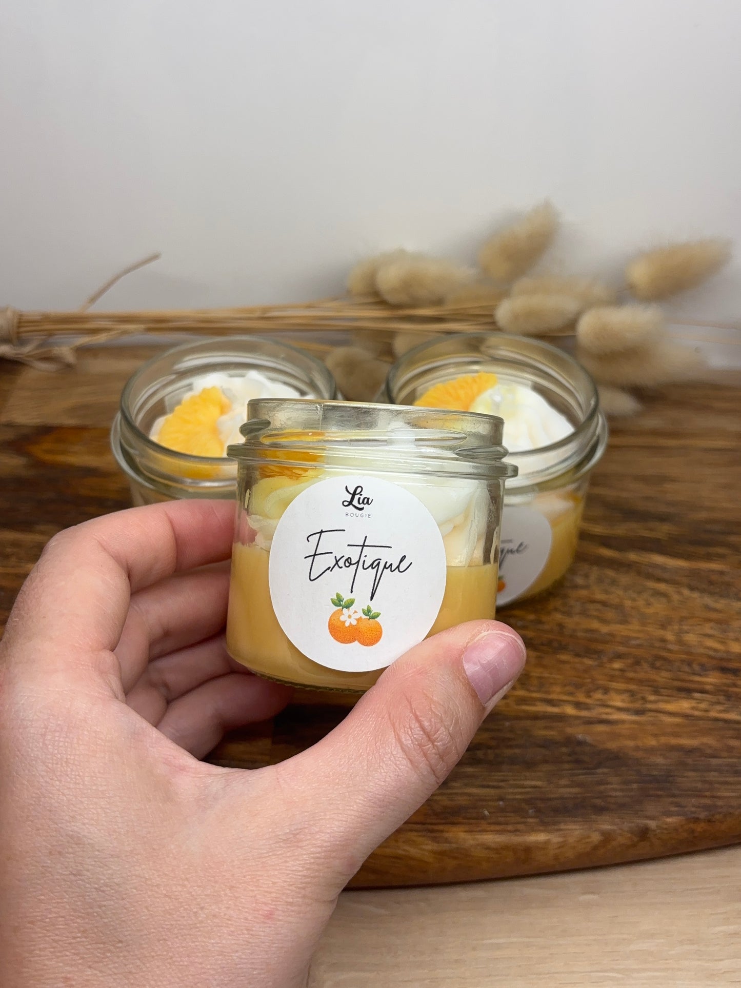 Bougie gourmande senteur Exotique