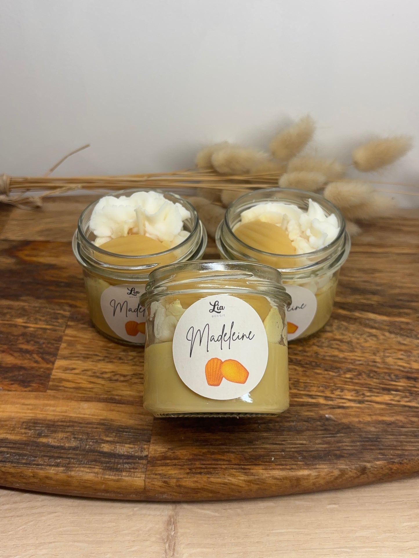 Bougie gourmande senteur Madeleine