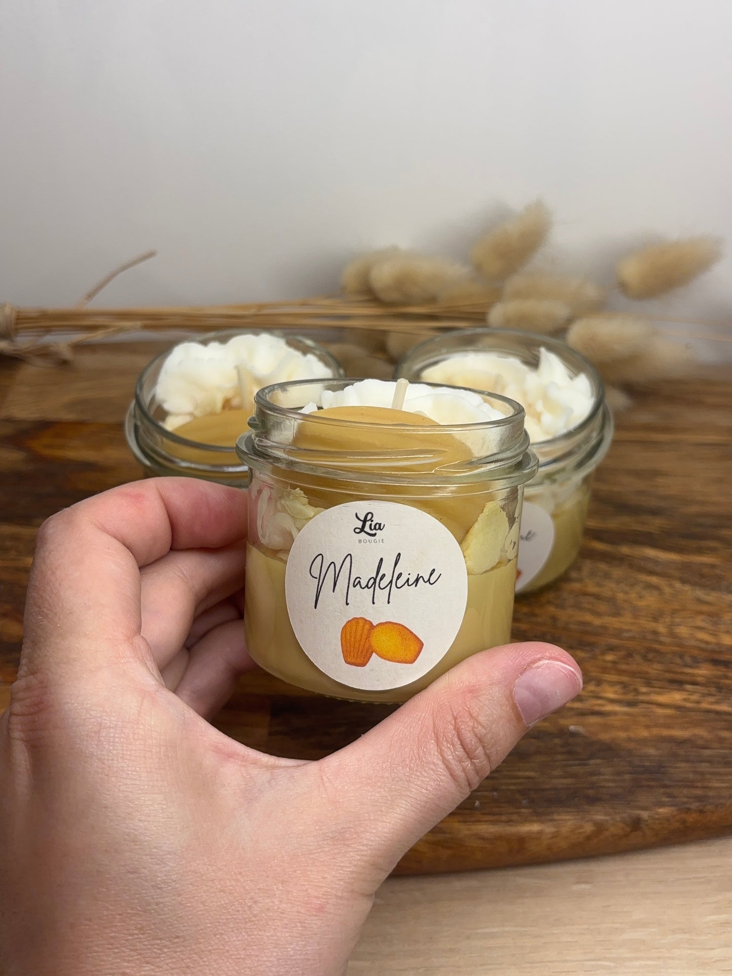 Bougie gourmande senteur Madeleine
