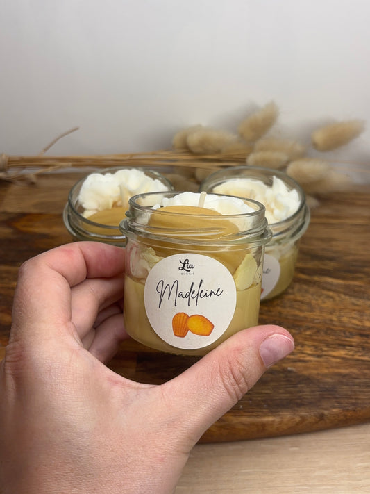 Bougie gourmande senteur Madeleine
