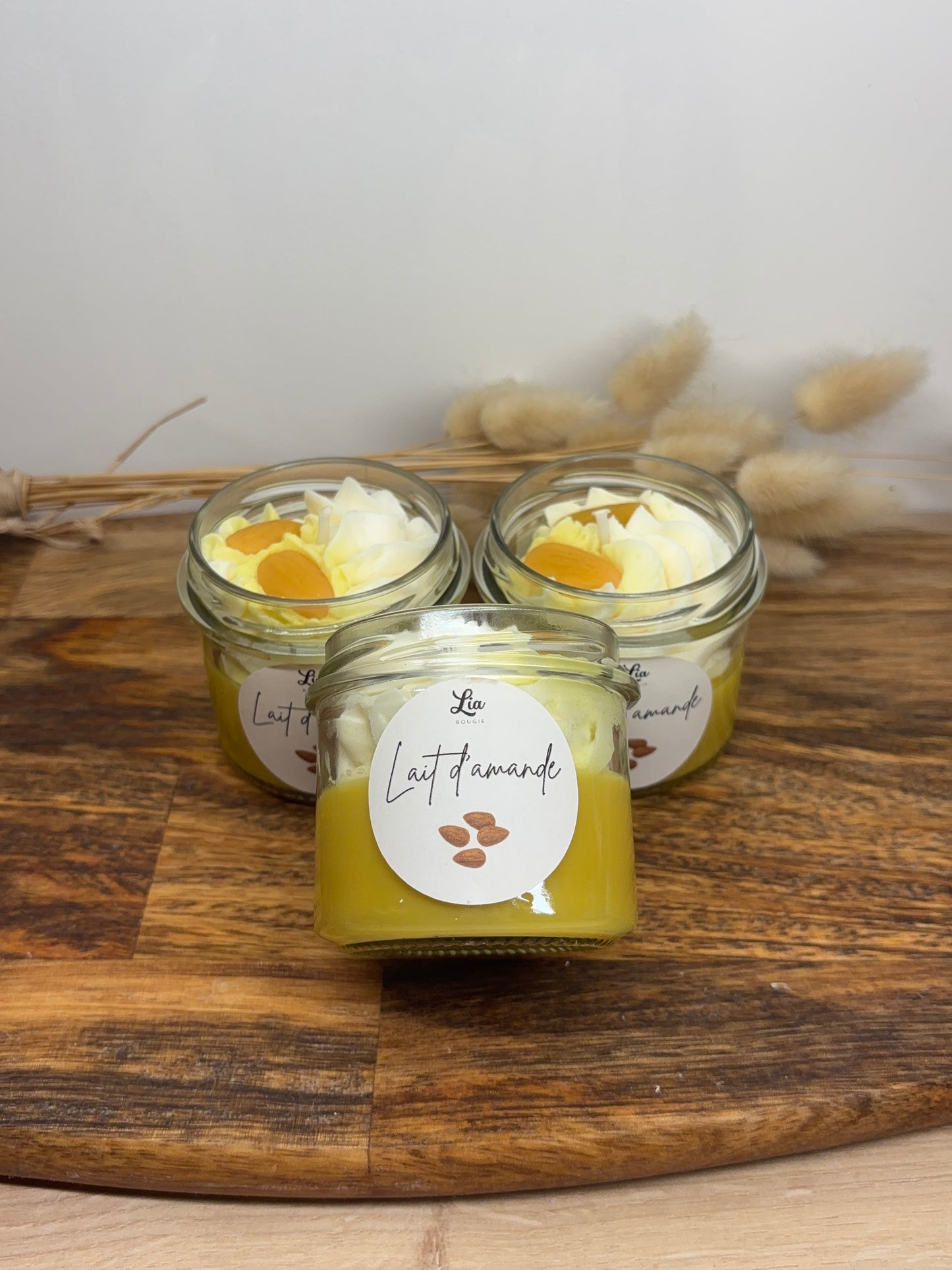 Bougie gourmande senteur Lait d’amande
