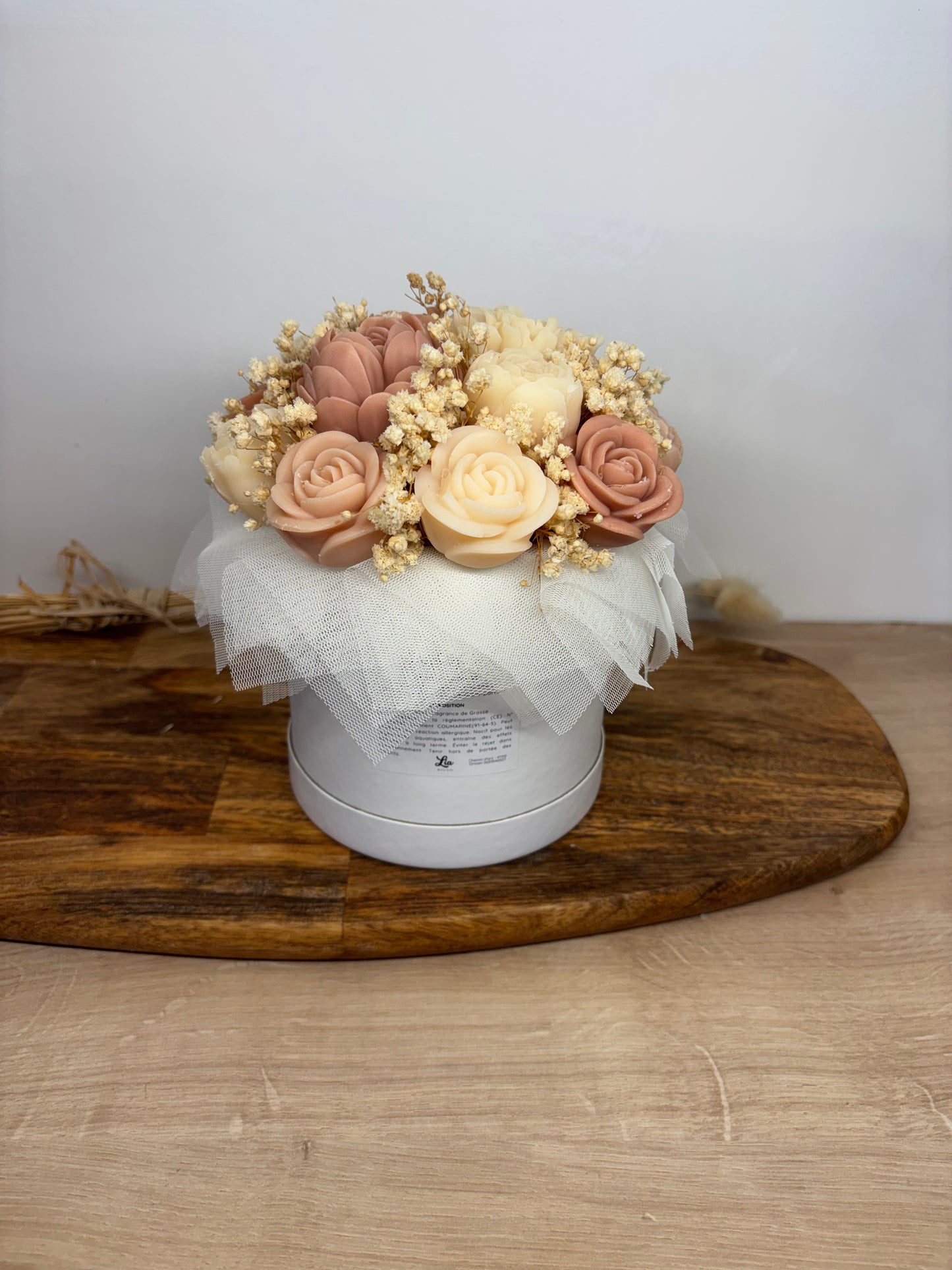 Bouquet de fleurs de Fondants Parfumés – marron beige