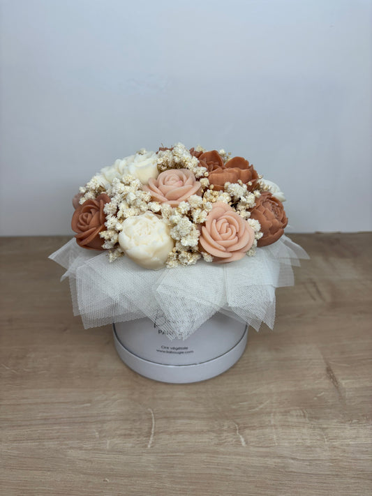 Bouquet de fleurs de Fondants Parfumés / Senteur Cuba - Marron