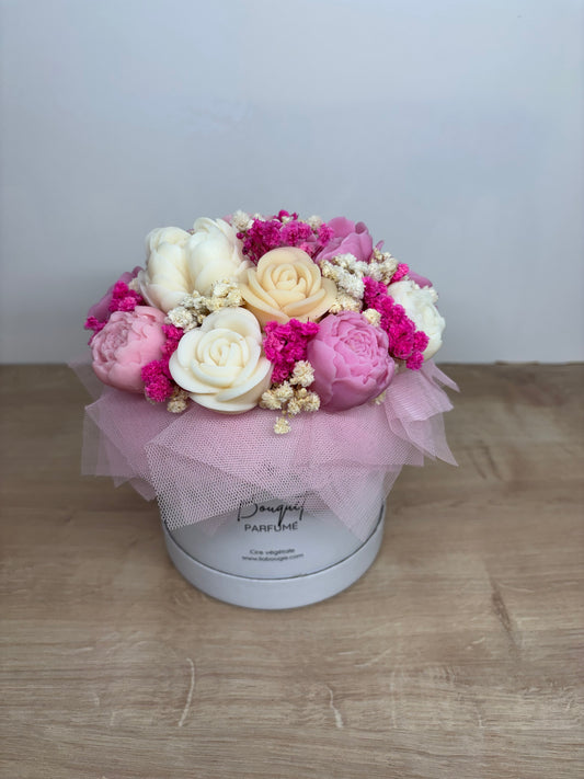 Bouquet de fleurs de Fondants Parfumés / Senteur Cuba - Rose