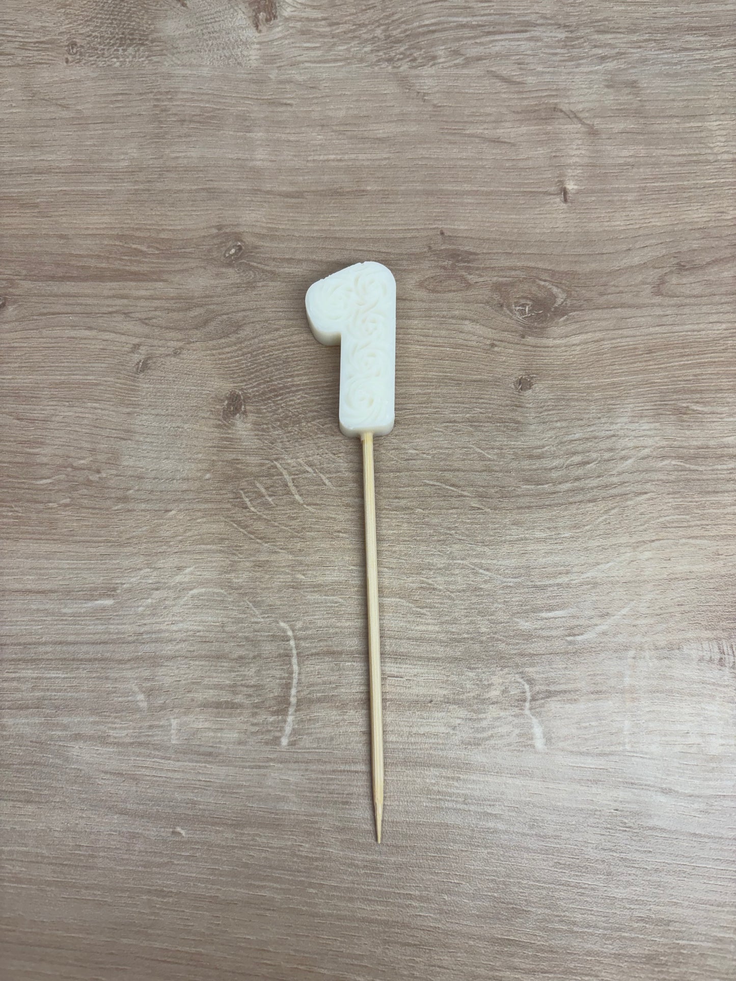 Chiffre Anniversaire en Cire (Accessoire pour Bouquet Parfumé)