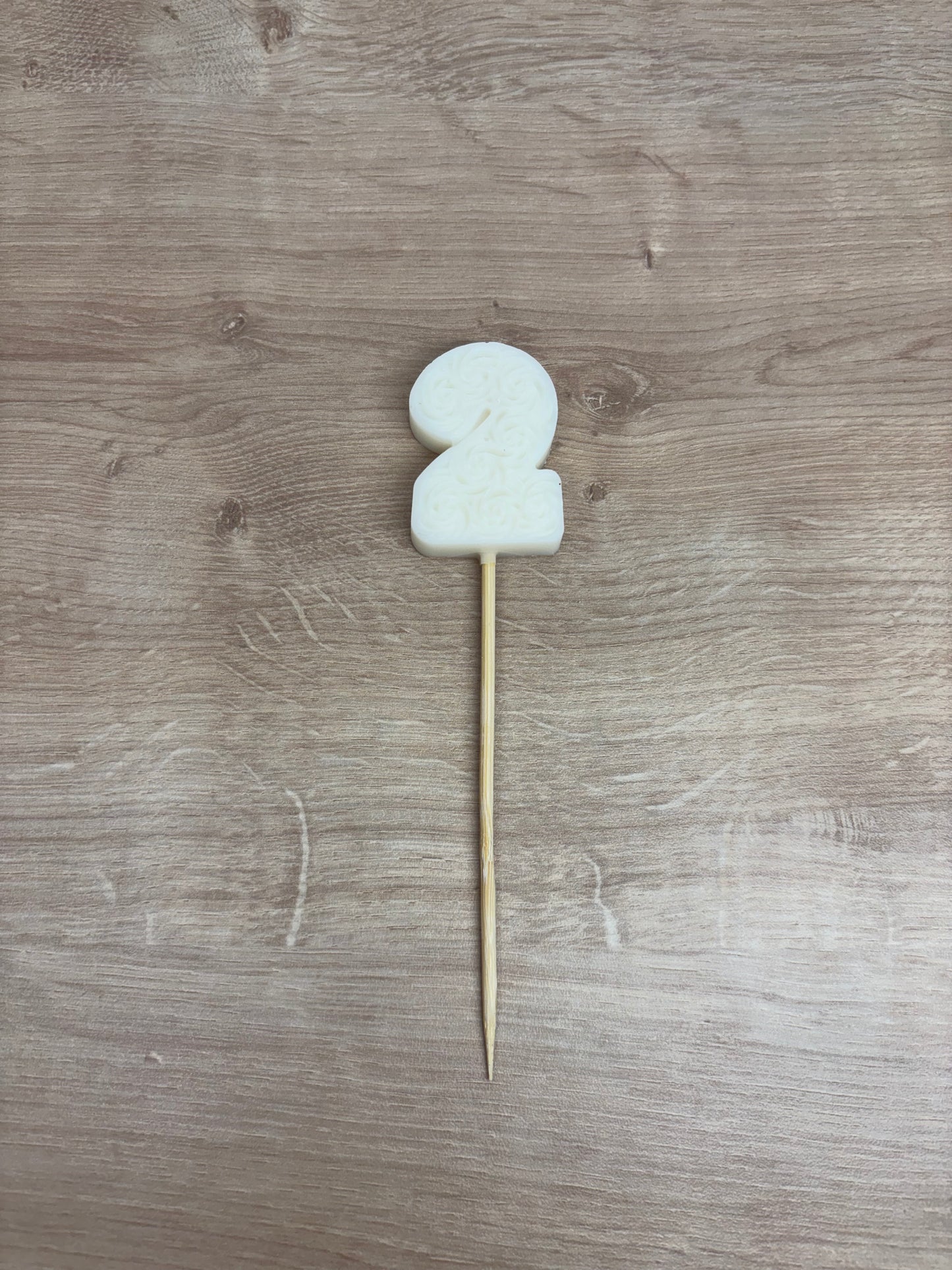 Chiffre Anniversaire en Cire (Accessoire pour Bouquet Parfumé)