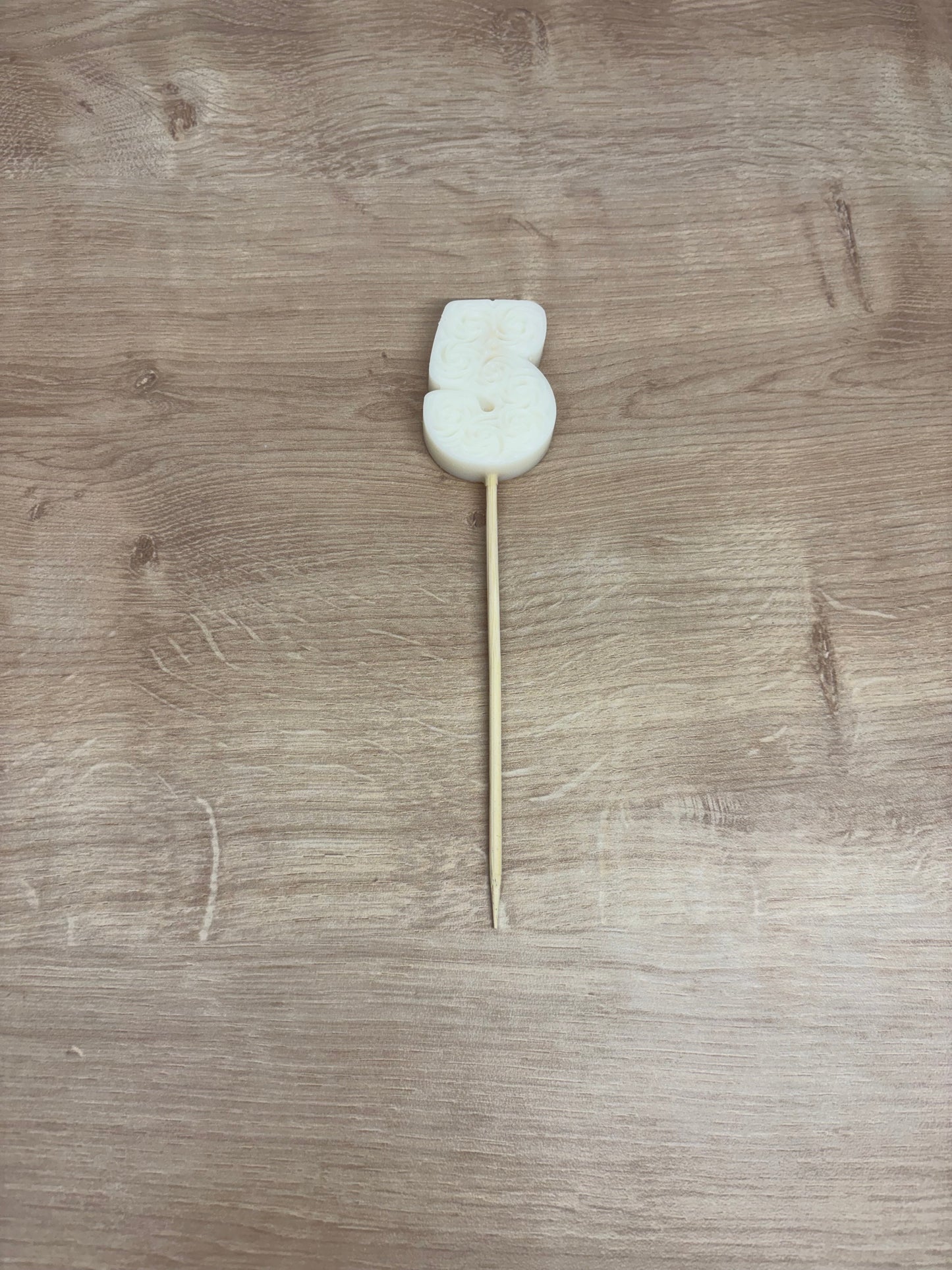 Chiffre Anniversaire en Cire (Accessoire pour Bouquet Parfumé)
