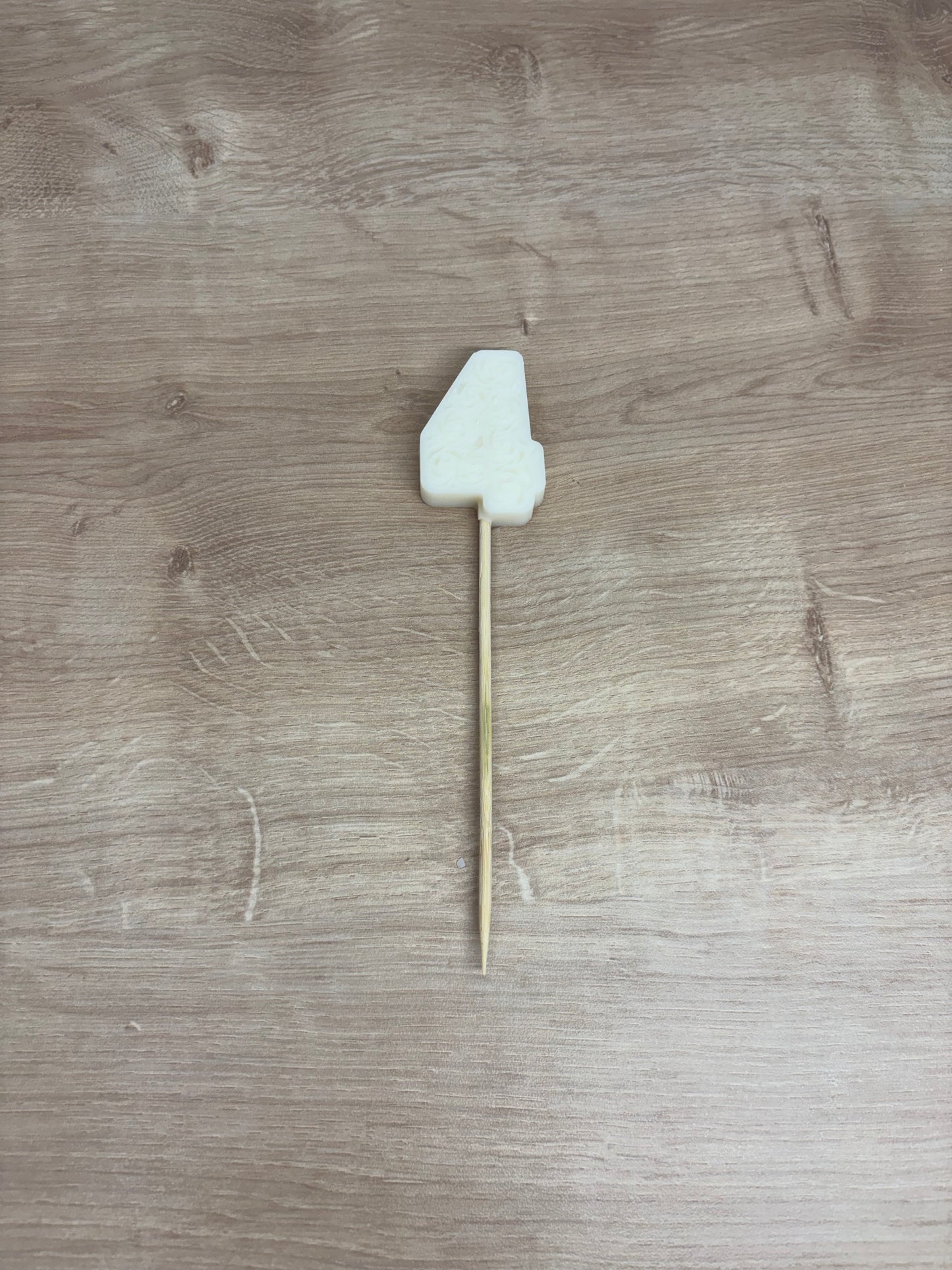 Chiffre Anniversaire en Cire (Accessoire pour Bouquet Parfumé)