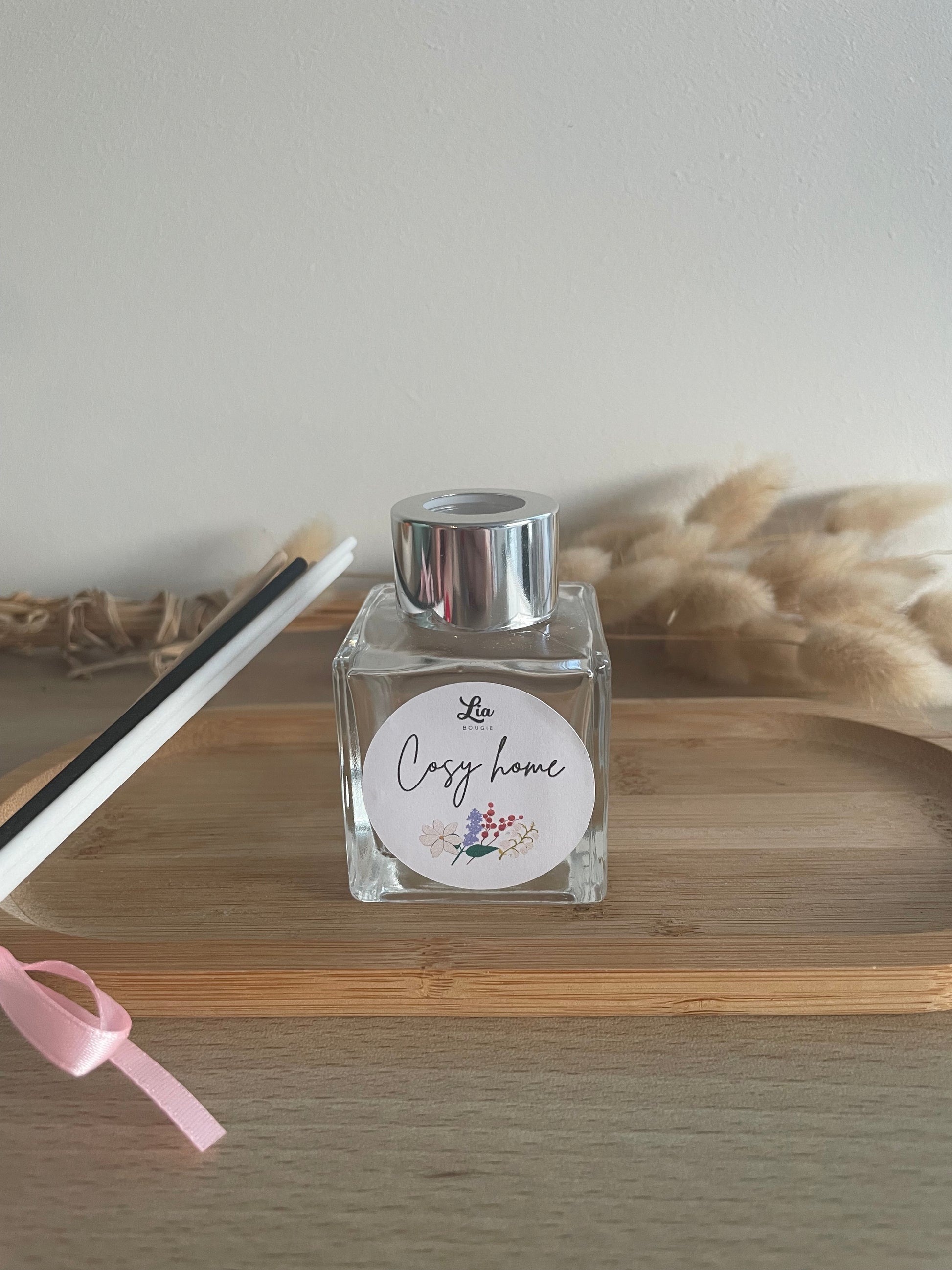 Recharge diffuseur parfum ambiance cerise noire cosy home exotique recharge economique avec batonnets de bois