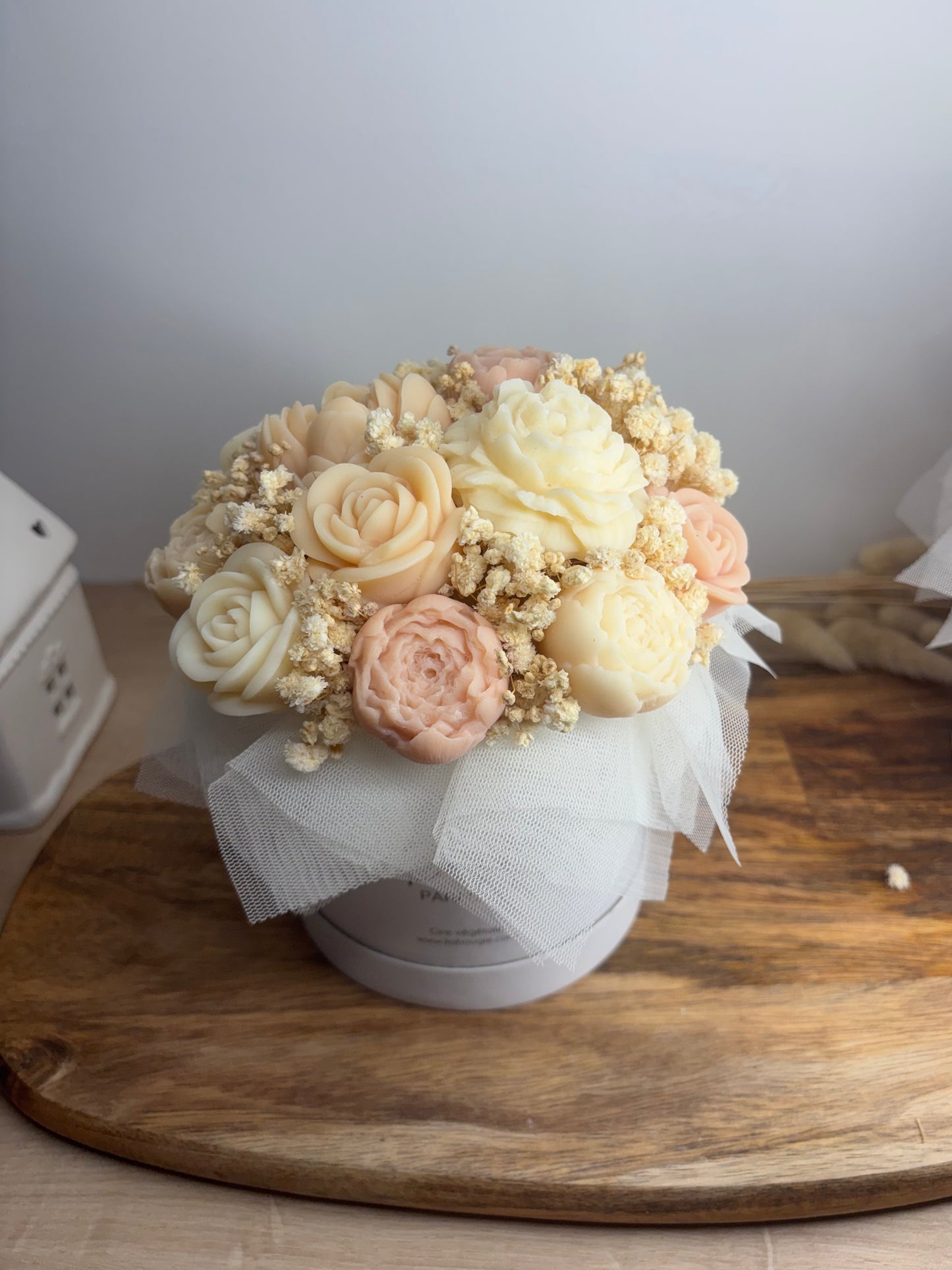 Bouquet de fleurs de Fondants Parfumés / Senteur Cuba - Beige 1
