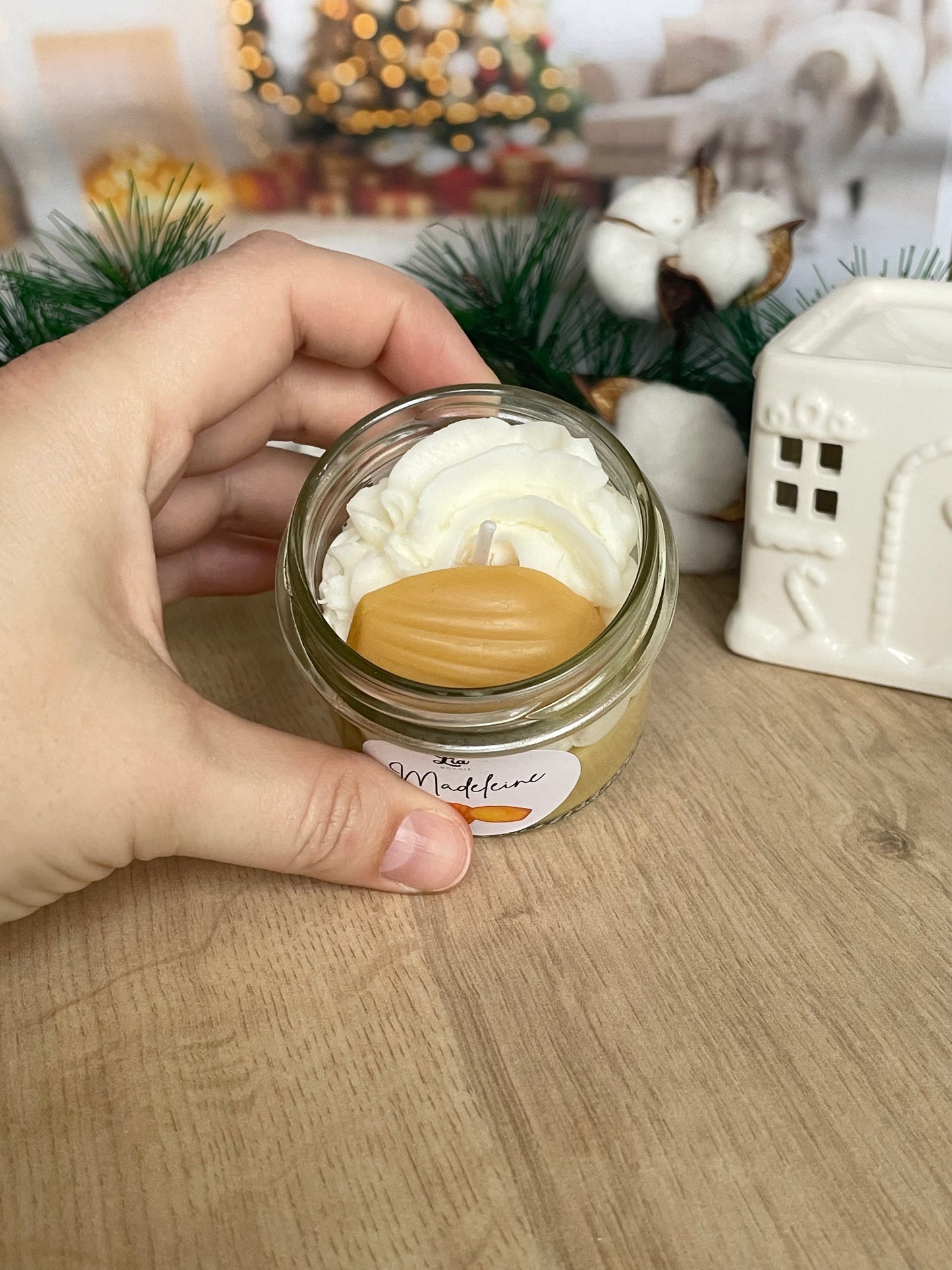Bougie gourmande senteur Madeleine