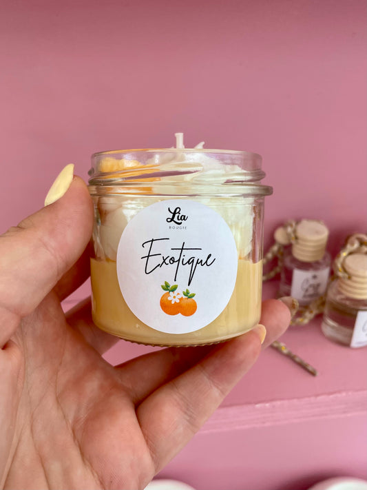 Bougie gourmande senteur Exotique