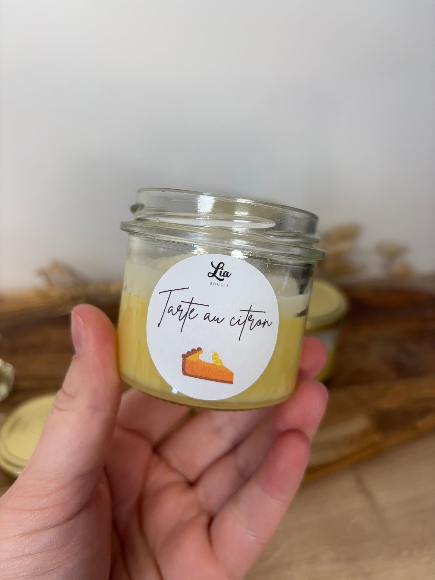 Bougie Gourmande "Tarte au Citron" – Collection Printemps