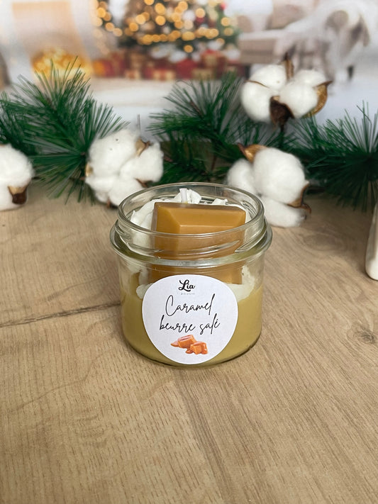 Bougie gourmande senteur Caramel au beurre salé