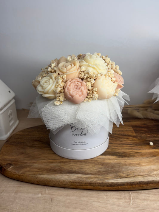 Bouquet de fleurs de Fondants Parfumés / Senteur Cuba - Beige 1