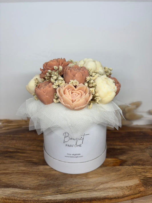 Bouquet de fleurs de Fondants Parfumés / Senteur Cuba - Marron 4
