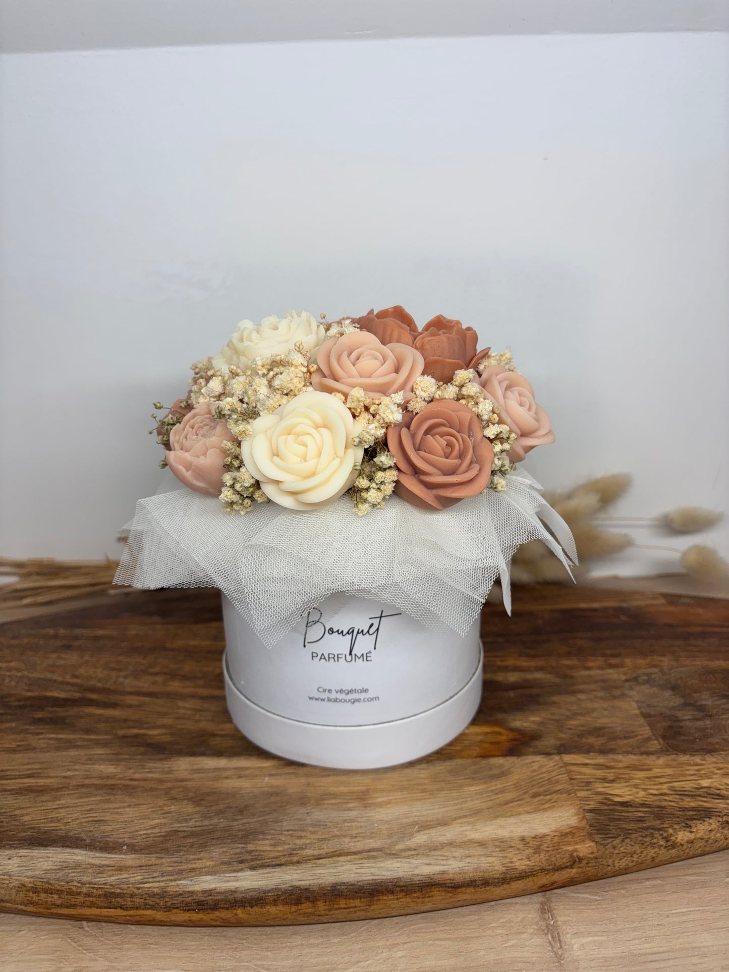 Bouquet de fleurs de Fondants Parfumés / Senteur Cuba - Marron 3