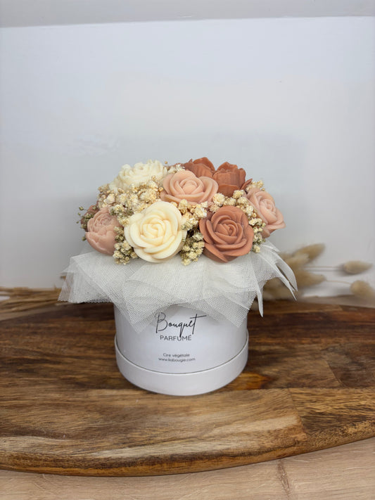 Bouquet de fleurs de Fondants Parfumés / Senteur Cuba - Marron 3