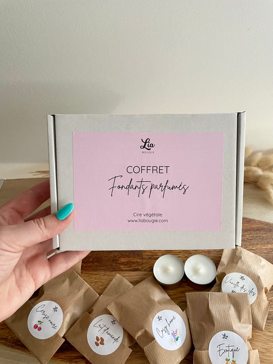 Coffret découverte avec 6 fondants parfumés